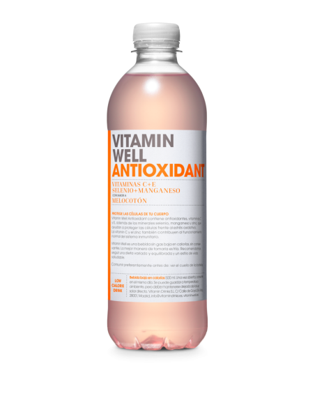 BAREBELLS VITAMIN WELL ANTIOXIDANT MELOCOTON 0,5L