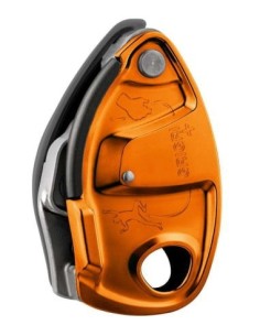 PETZL ASEGURADOR Y DESCENSOR GRIGRI FRENO PLUS (NARANJA)