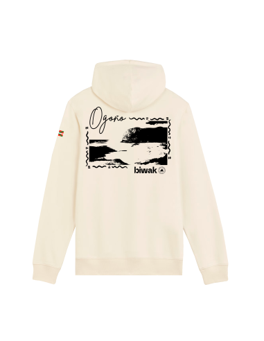 Sudadera hueso - Ogoño parte trasera