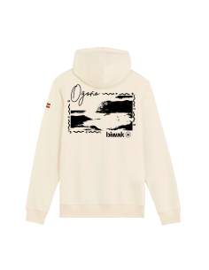 Sudadera hueso - Ogoño parte trasera