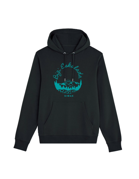 Sudadera negra - Bizi Eskalada parte trasera