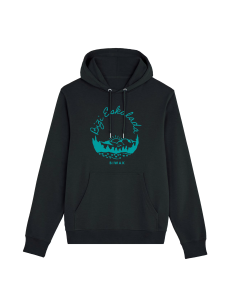 SUDADERA NEGRA "BIZI ESKALADA" - S
