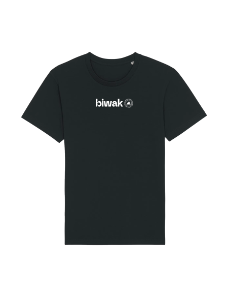 Camiseta negra Bizi Eskalada parte delantera